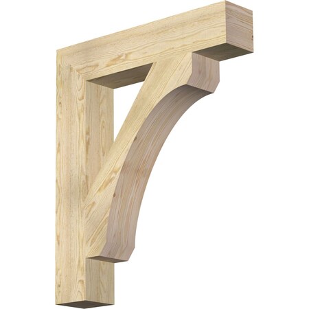 Ekena Millwork Legacy Block Rough Sawn Bracket, Douglas Fir, 6"W x 32"D x 38"H BKT06X32X38LEC05RDF